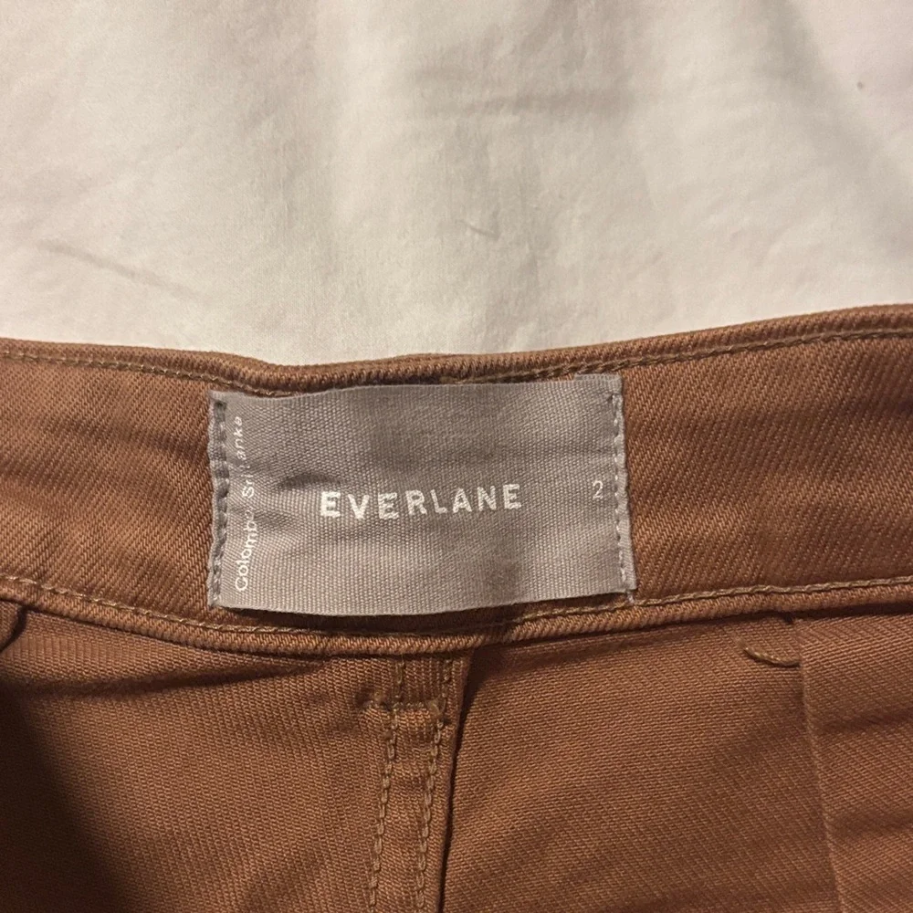 Everlane High-Waist Tan Brown Shorts - Picture 3 of 3